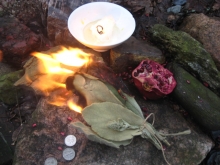 An offering to the Crossroads Spirits